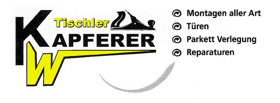 Tischler Kapferer – Montagen, Türen, Parkett, Reparaturen